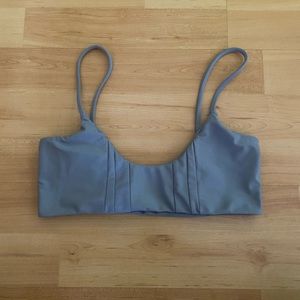 Blue Bikini Top